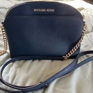 Michael Kors Navy Crossbody Bag